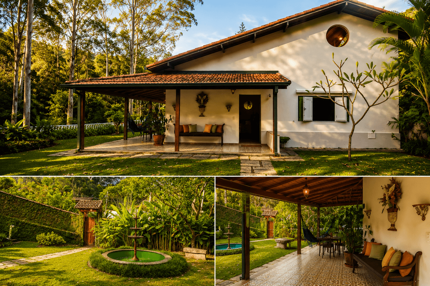 Elegância serena na serra, com lazer privativo e vista encantadora